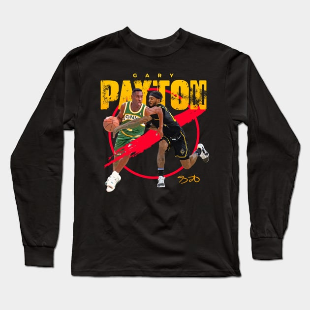 Gary Payton II Long Sleeve T-Shirt by Juantamad